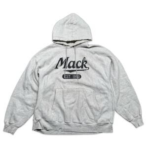 Vintage Mack Trucks Gray Champion Heavyweight Hoodie